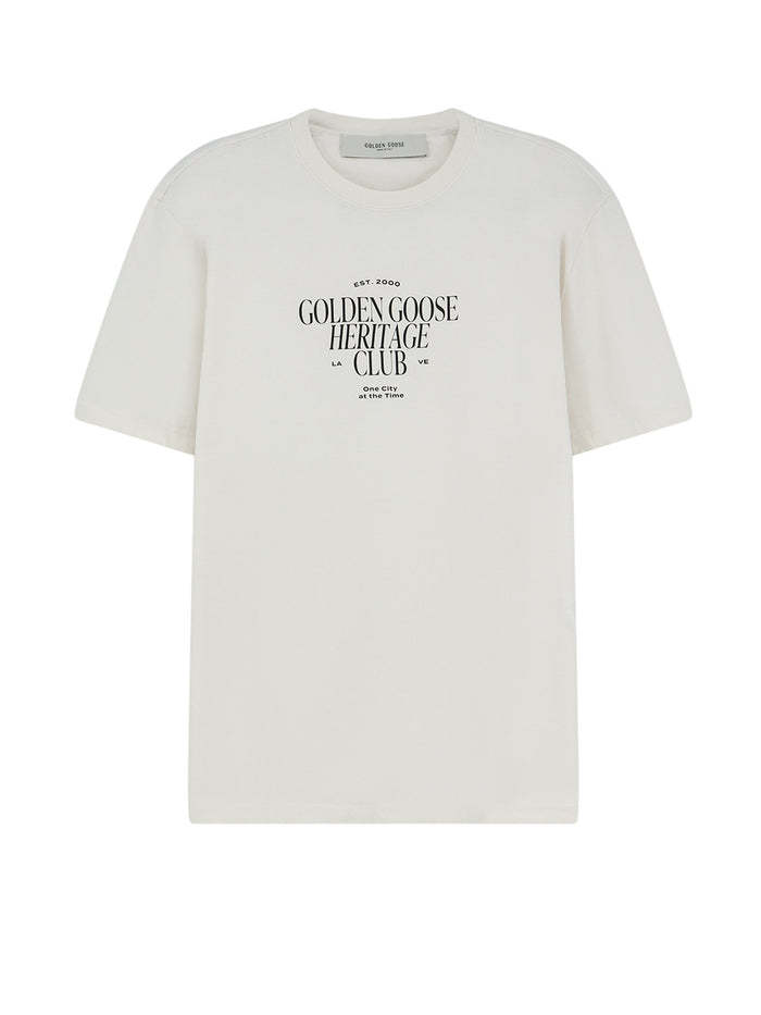 Golden Goose T-Shirts And Polos Heritage White