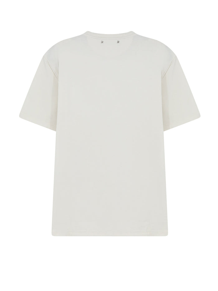 Golden Goose T-Shirts And Polos Heritage White