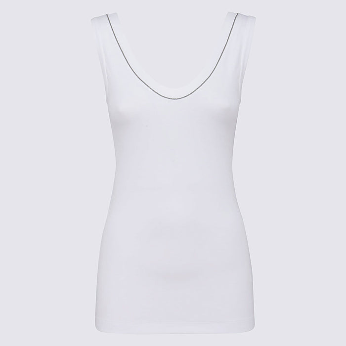 Brunello Cucinelli Top White _co Ea