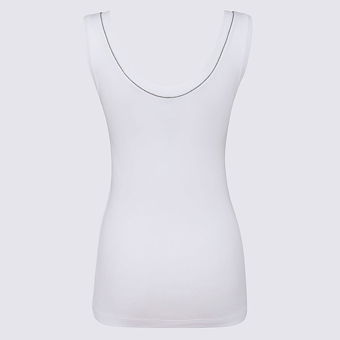Brunello Cucinelli Top White _co Ea