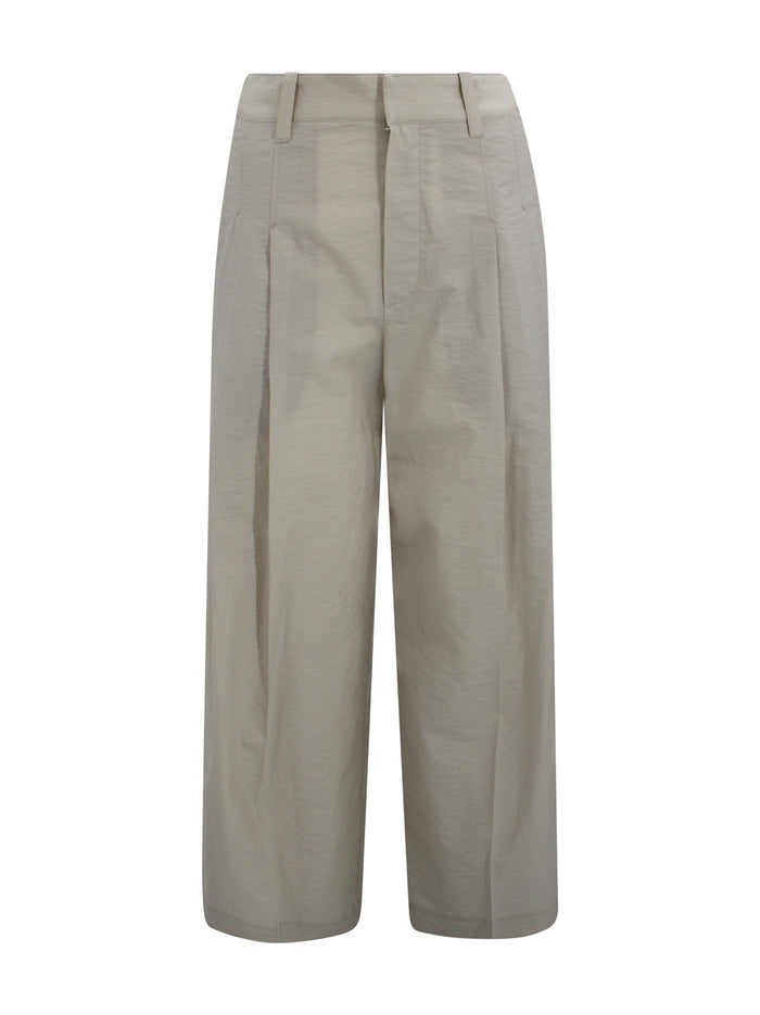 Brunello Cucinelli Trousers Quarzo Cotton