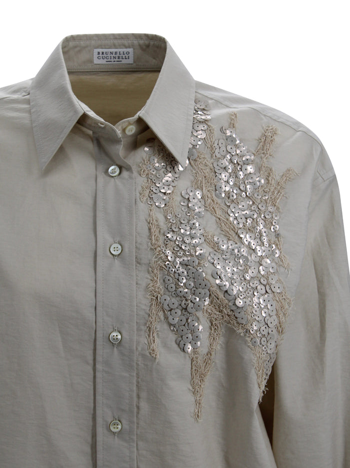 Brunello Cucinelli Shirts Quarzo Cotton