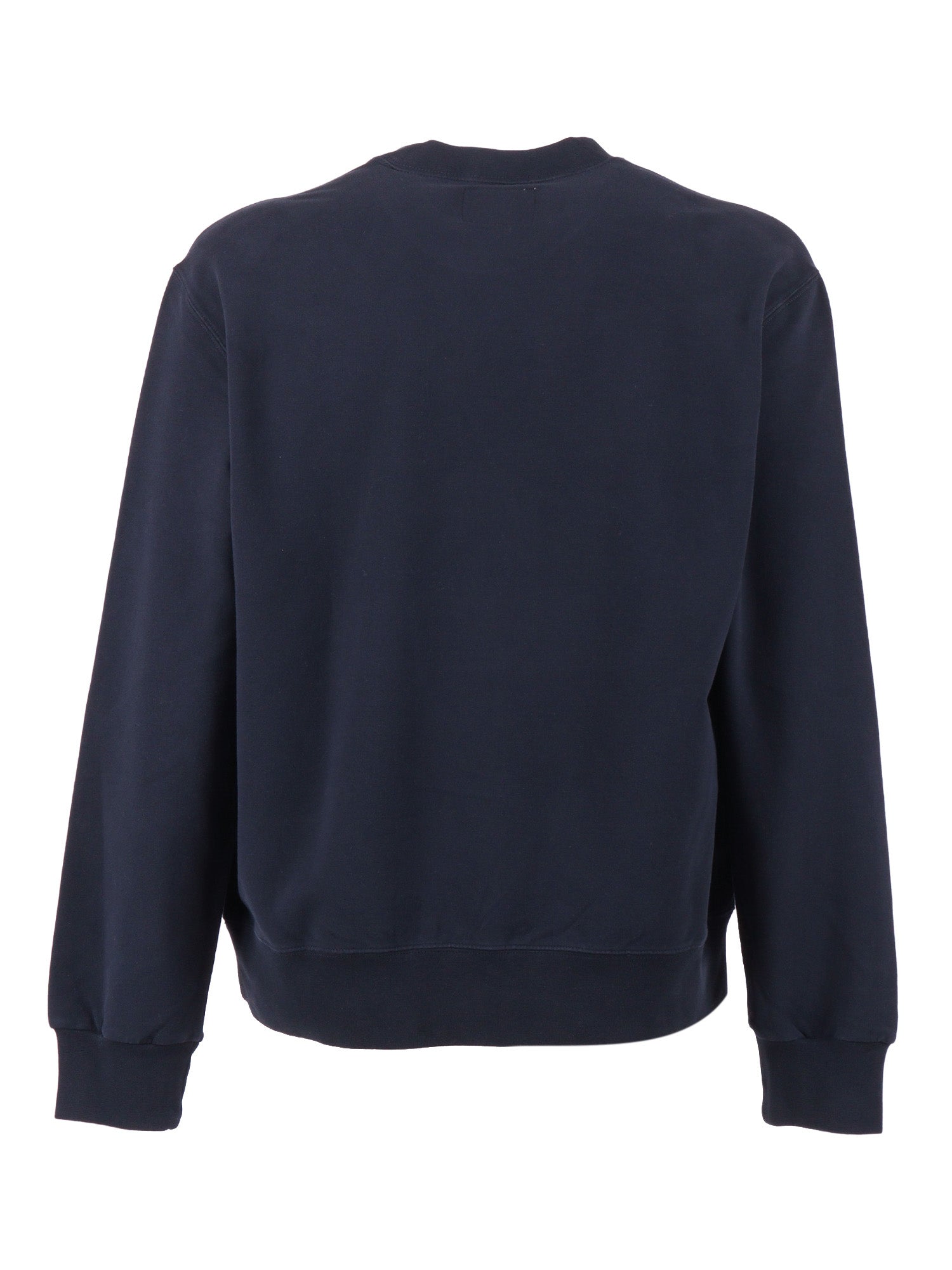 SWEATSHIRT G.DYED F. Blue Cotton Elastane