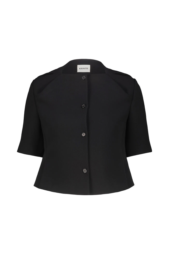 Franc Jacket Black Polyester Giacca