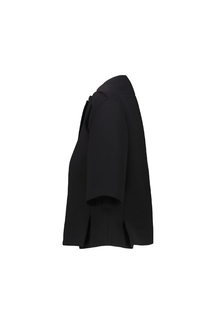 Franc Jacket Black Polyester Giacca