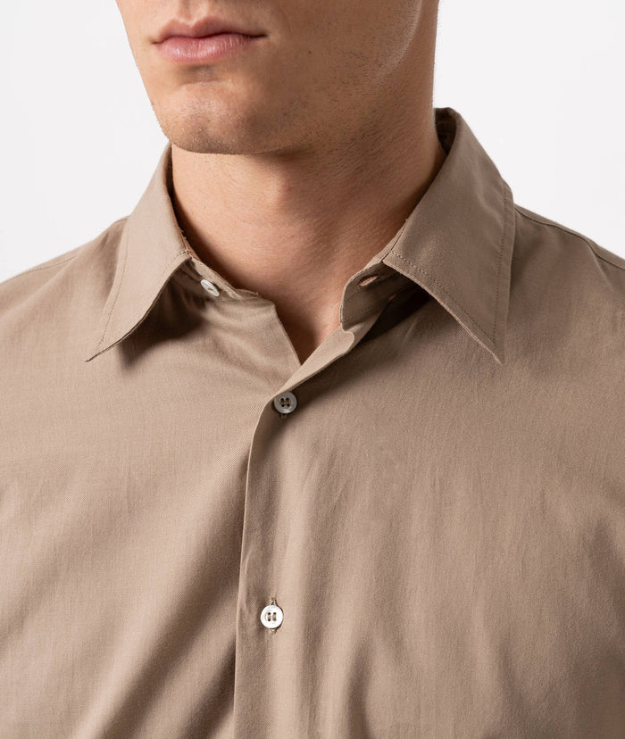 Casual Cotton Shirt Camden Brown Sport