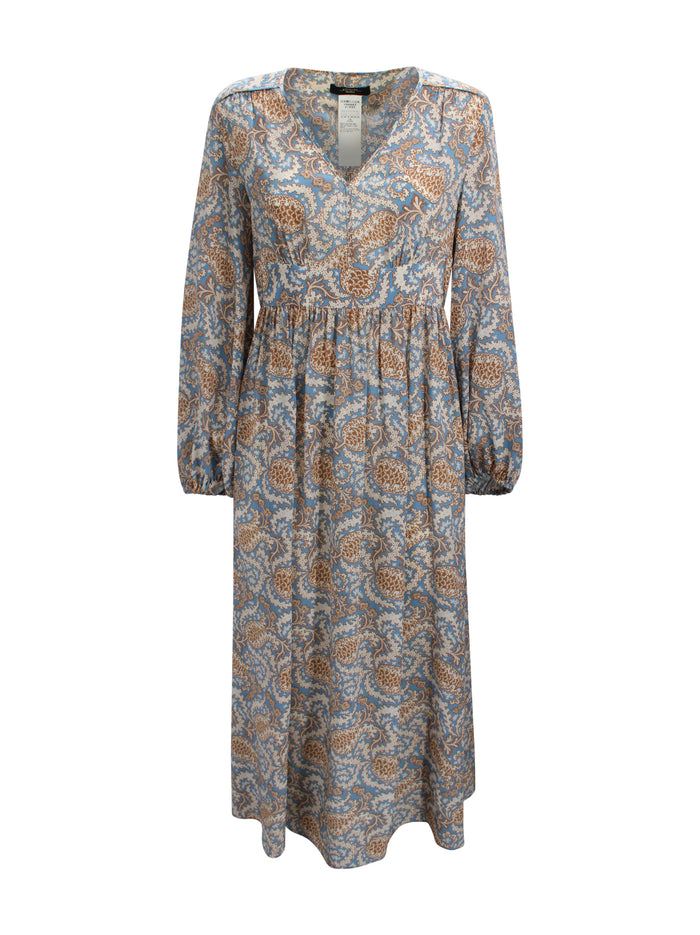 Max Mara Weekend Dresses Clear Blue Silk
