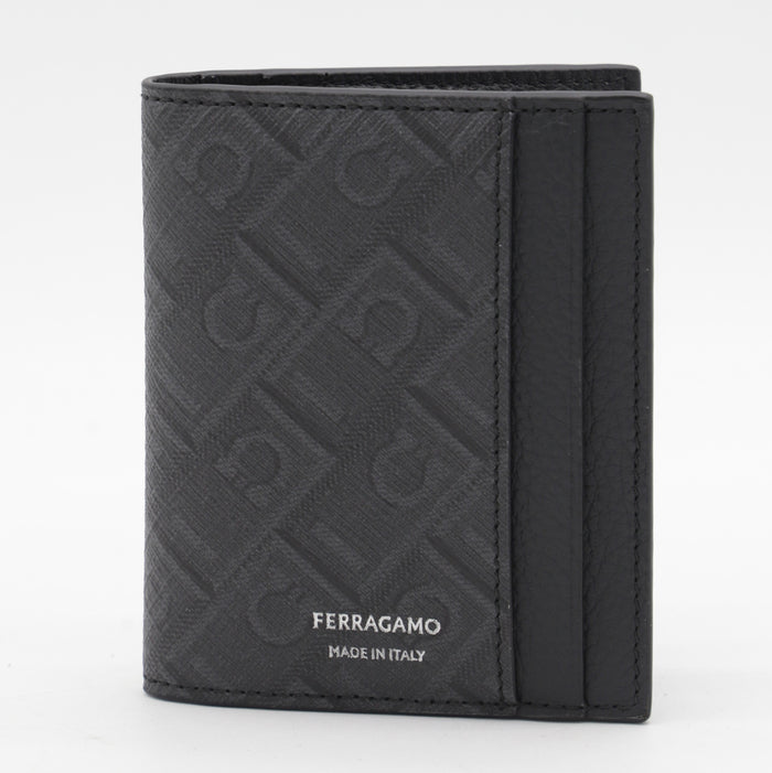 Ferragamo Wallets Grigio/gri _pu Pl Co Le