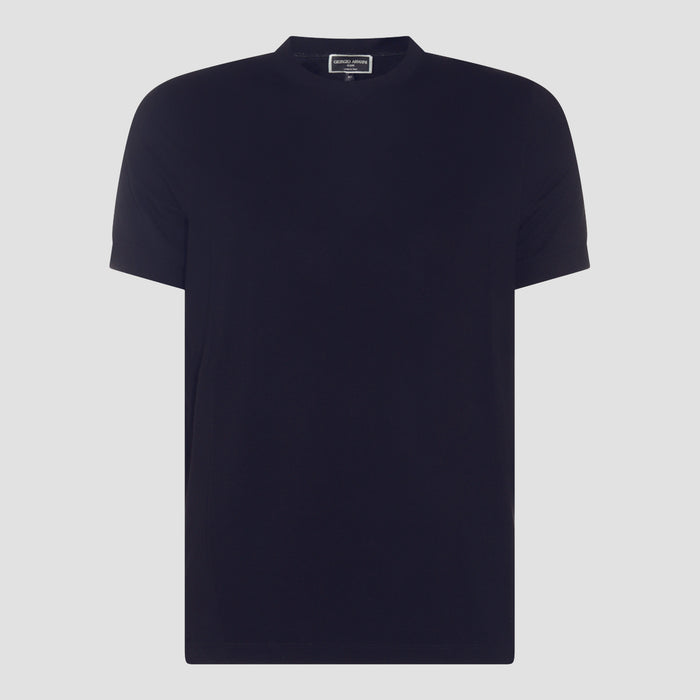 Giorgio Armani T-Shirts And Polos Blue