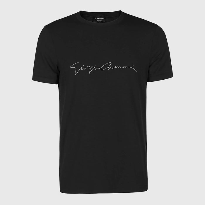 Giorgio Armani T-shirts and Polos Black