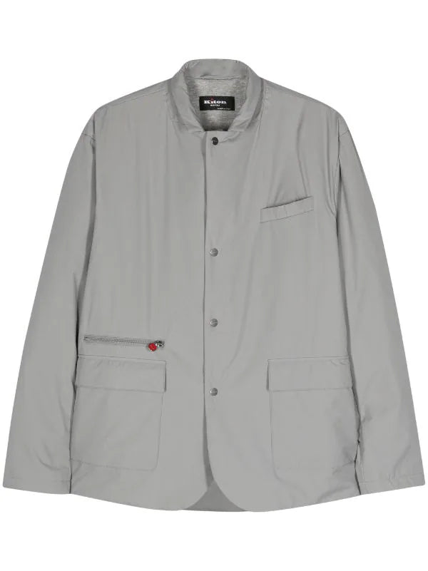 Kiton Outer: Polyester 100%; Lining: Viscose 95% jacket in gray