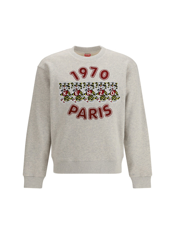 Kenzo 100% cotton sweatshirt in gray