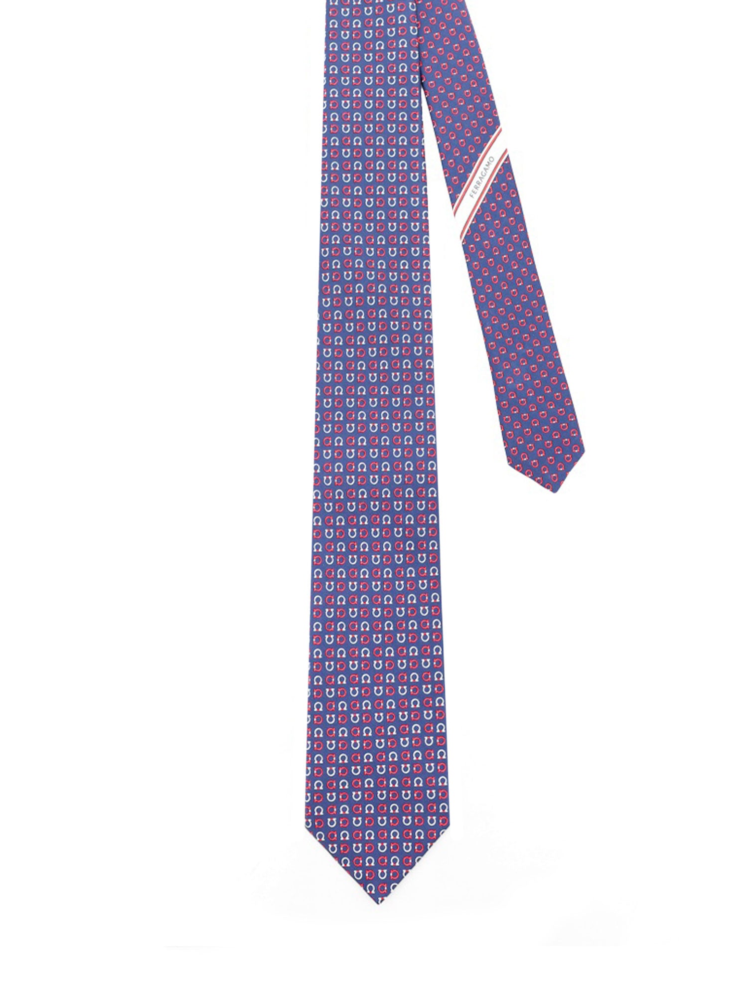 Ferragamo Ties Bluscurorosso