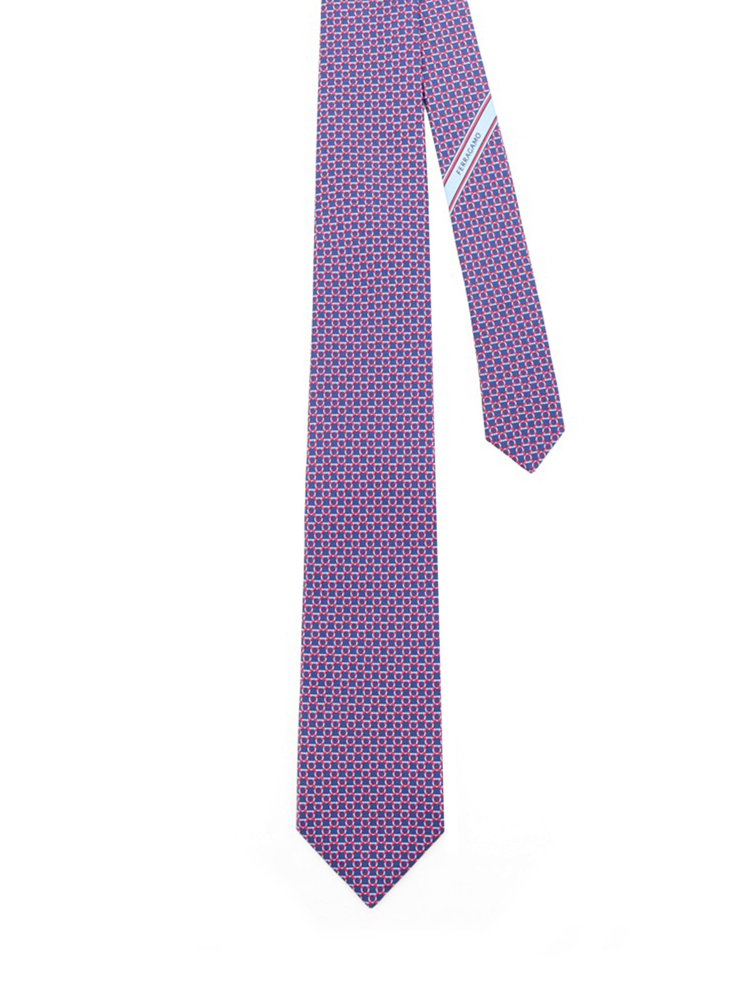 Ferragamo Ties Navyrosso