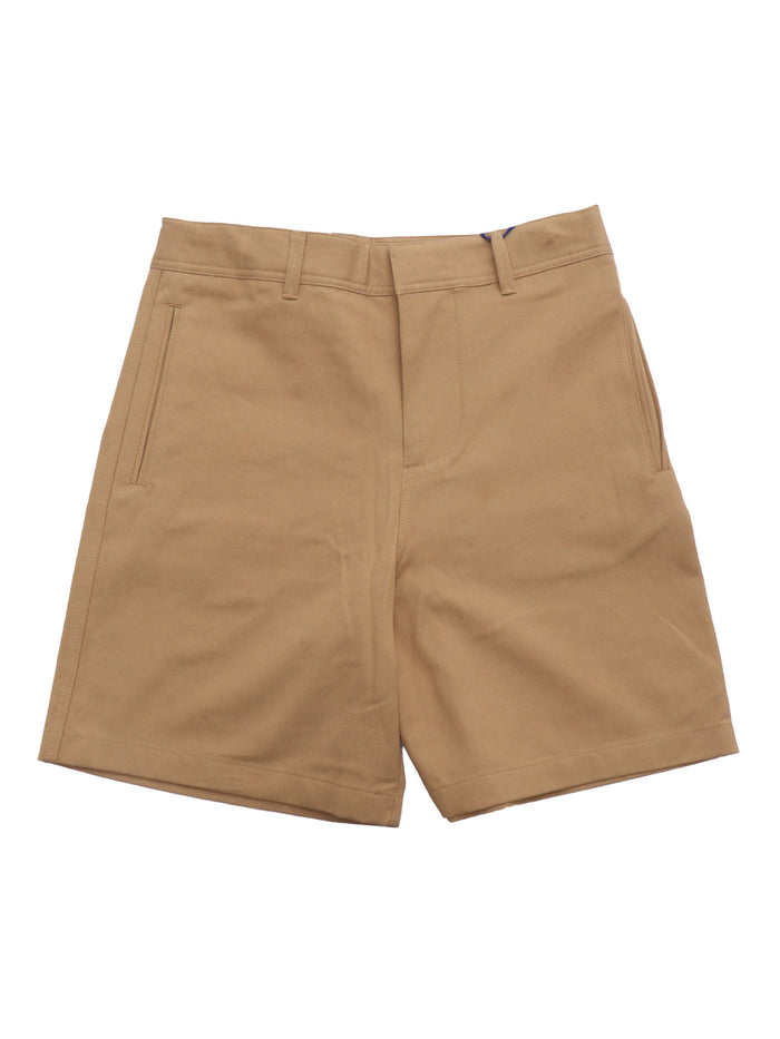 KID BOY SHORTS Beige Lyocell Cotton