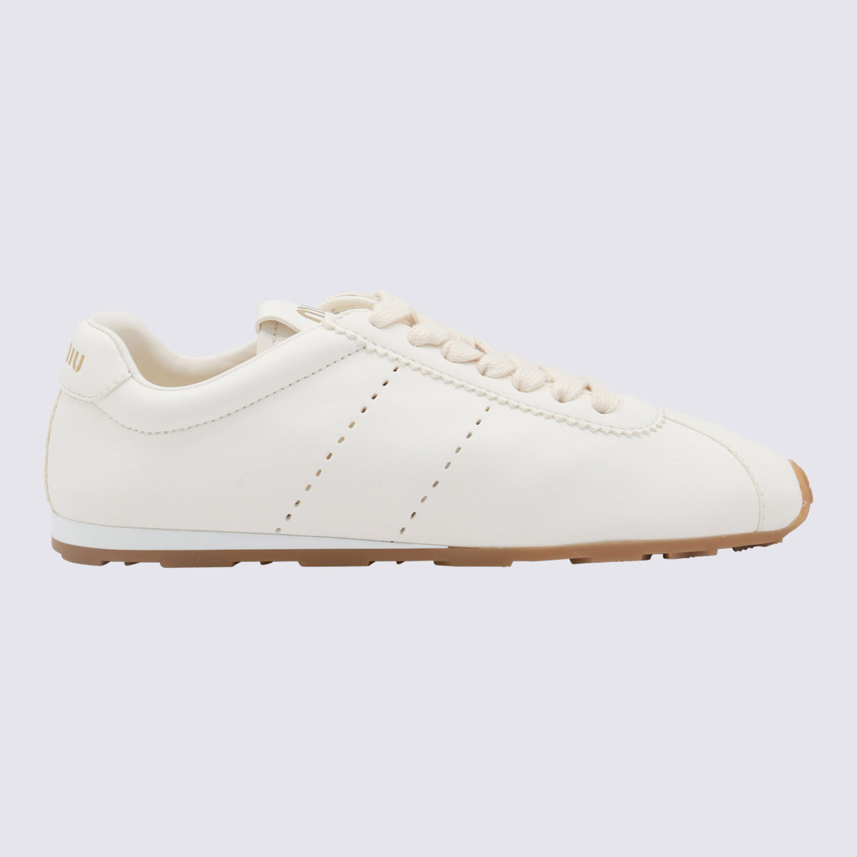 Miu Sneakers Ivory _sole El Cover Co Le Pu Pl Vi