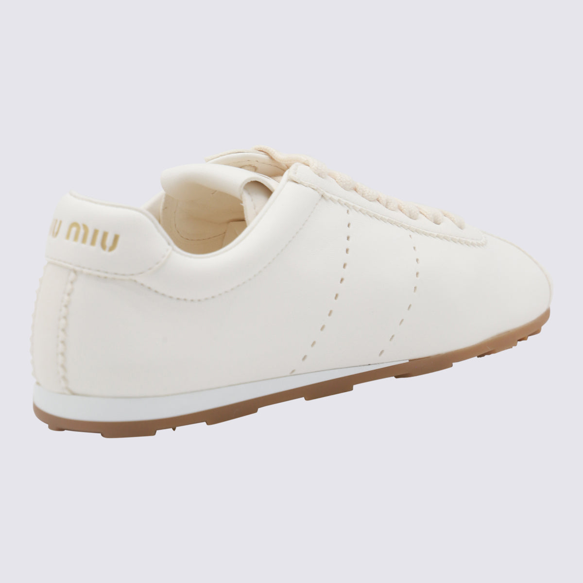 Miu Sneakers Ivory _sole El Cover Co Le Pu Pl Vi