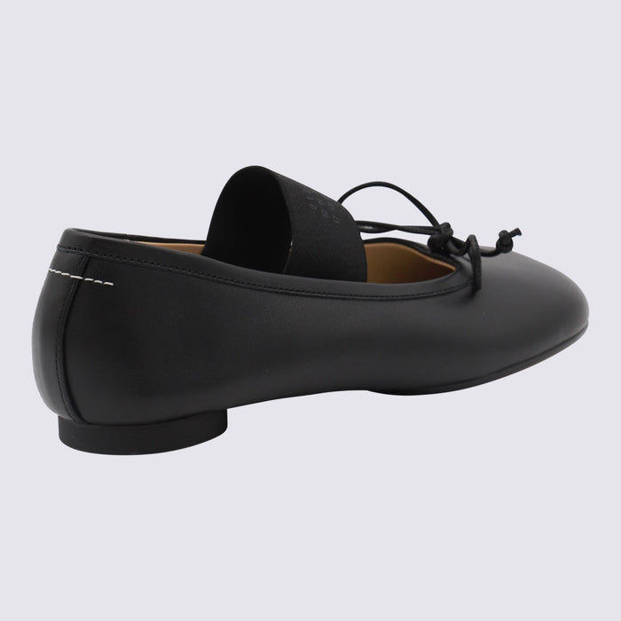 MM6 Maison Margiela Flat shoes Black _cover Le - Sole