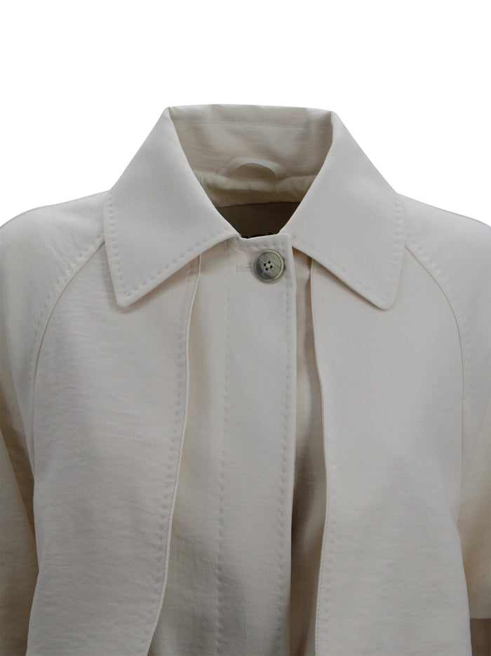 Herno Coats Ivory Polyester
