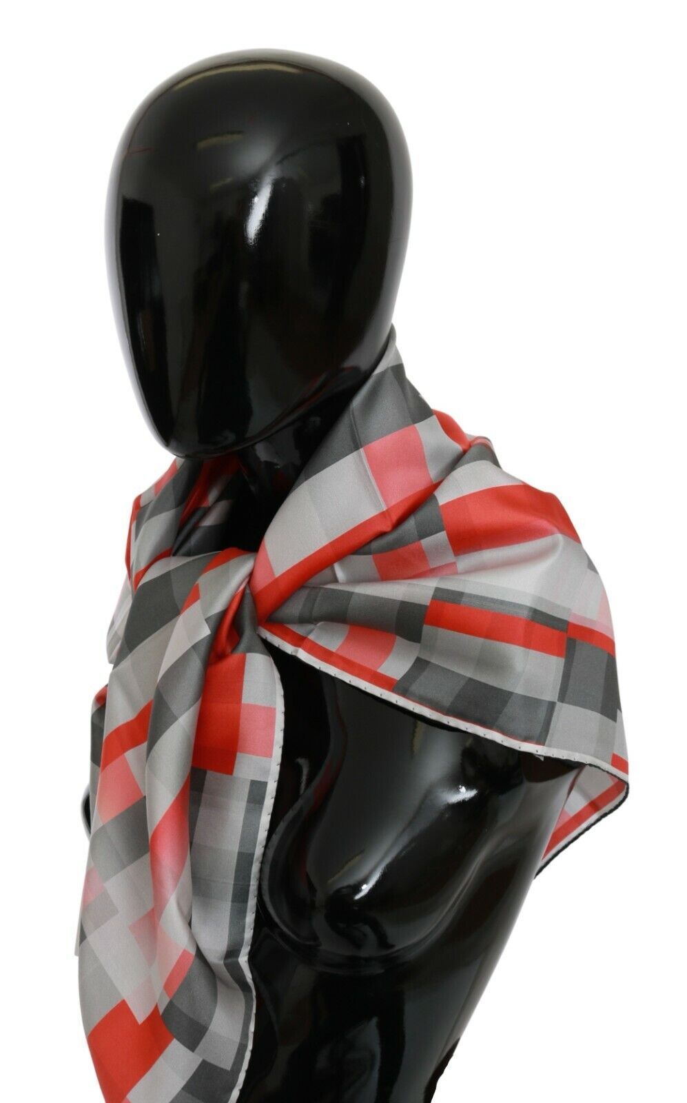 Costume National 100% Silk shawl in red — view 2