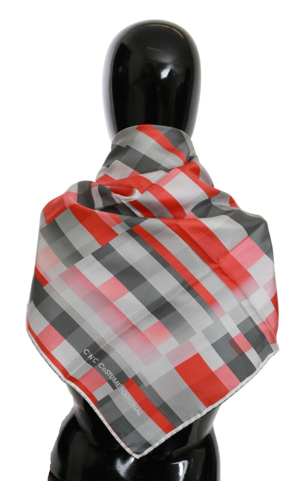 Costume National 100% Silk shawl in red — view 3