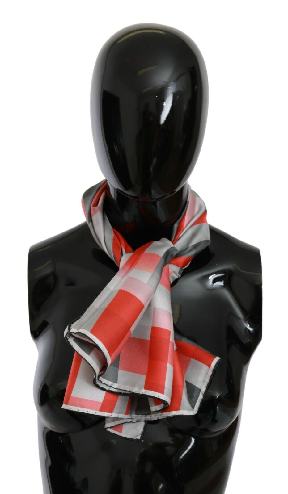 Costume National 100% Silk shawl in red — view 4