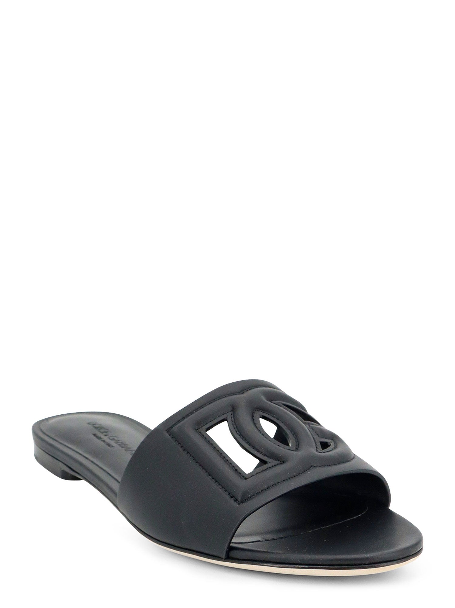 Dolce & Gabbana Sandals Black Leather