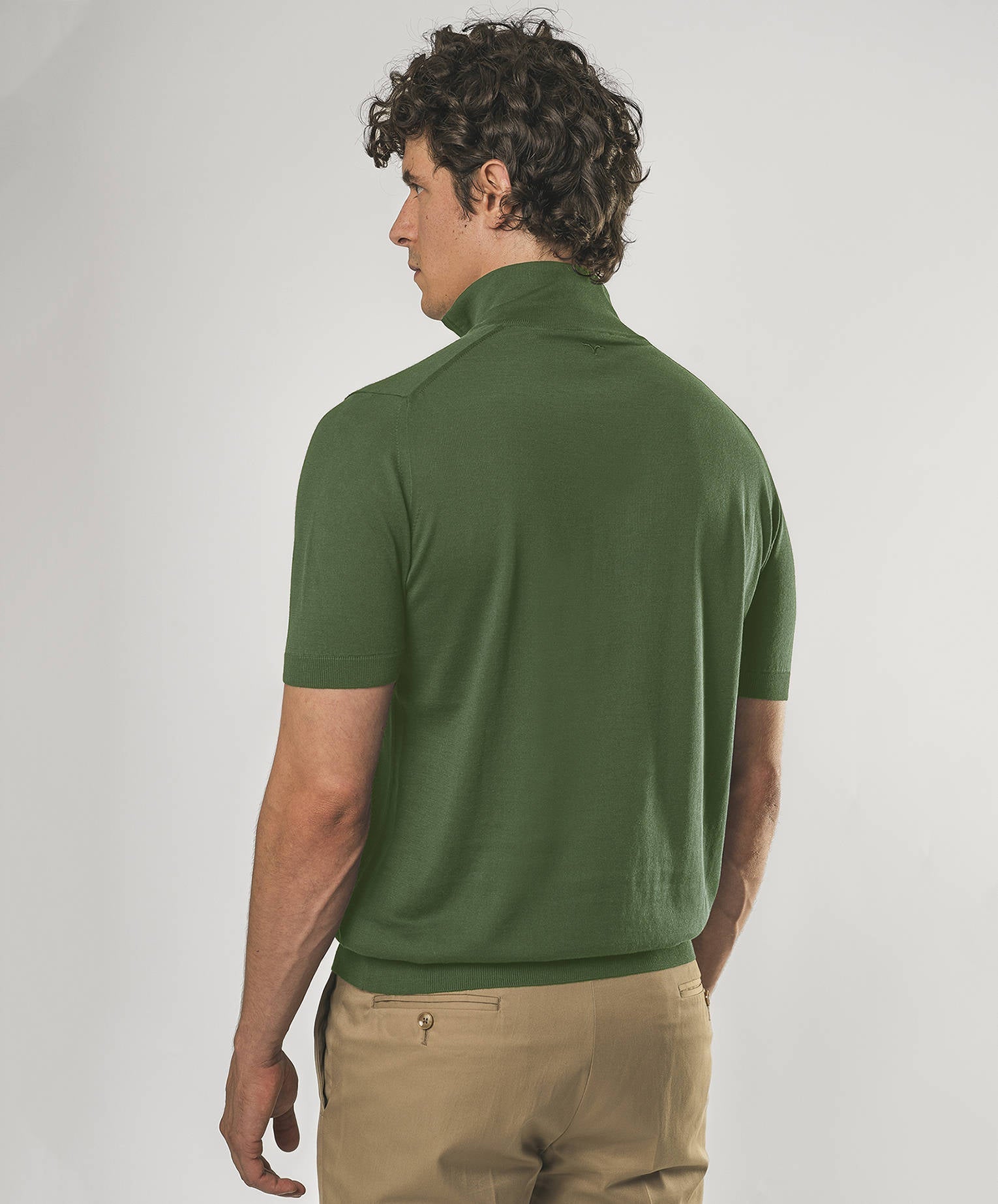 Sea Island T-Shirt Cozumel Olive Light Knitwear