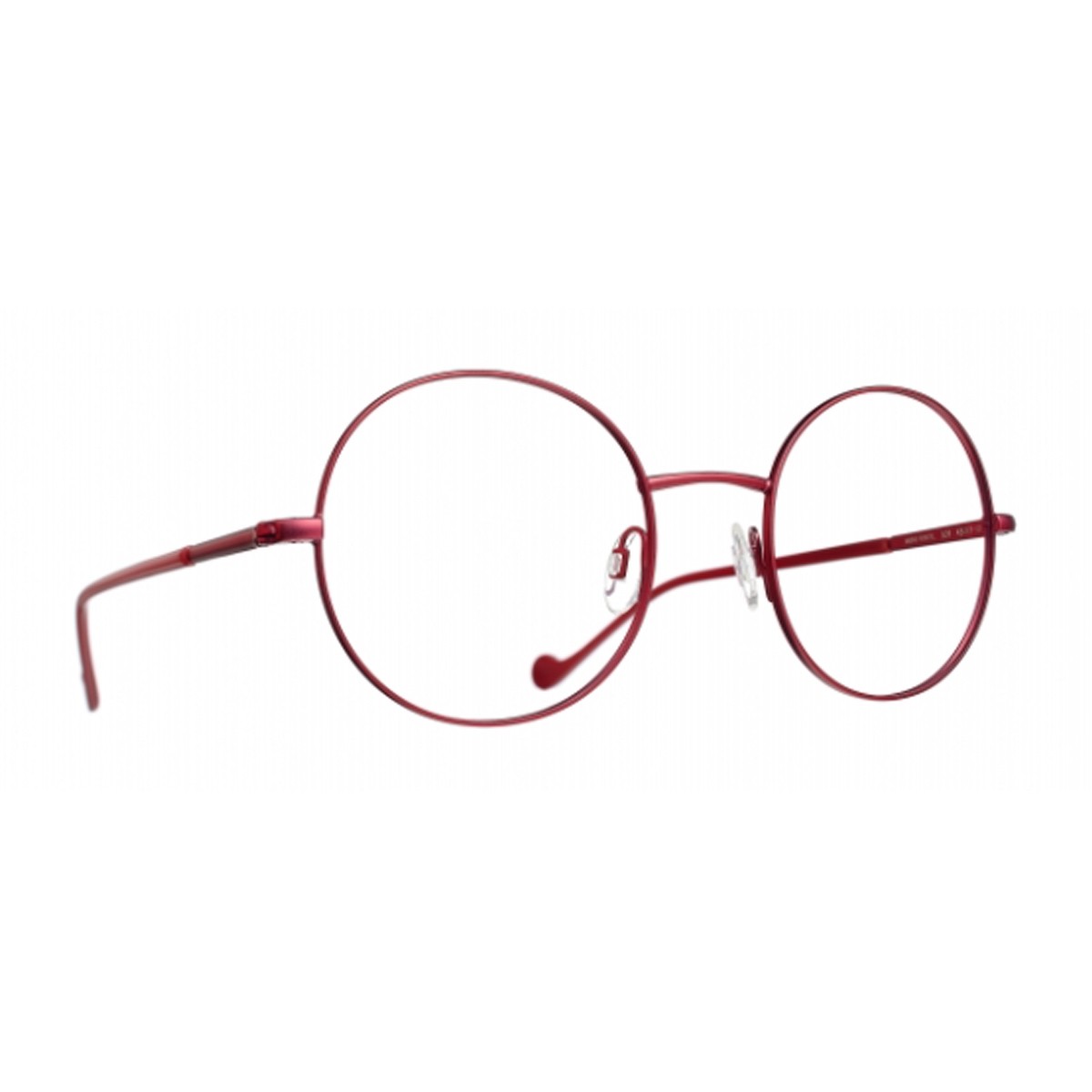 Caroline Abram Mini Vinyl Red Metallo Optical Frames