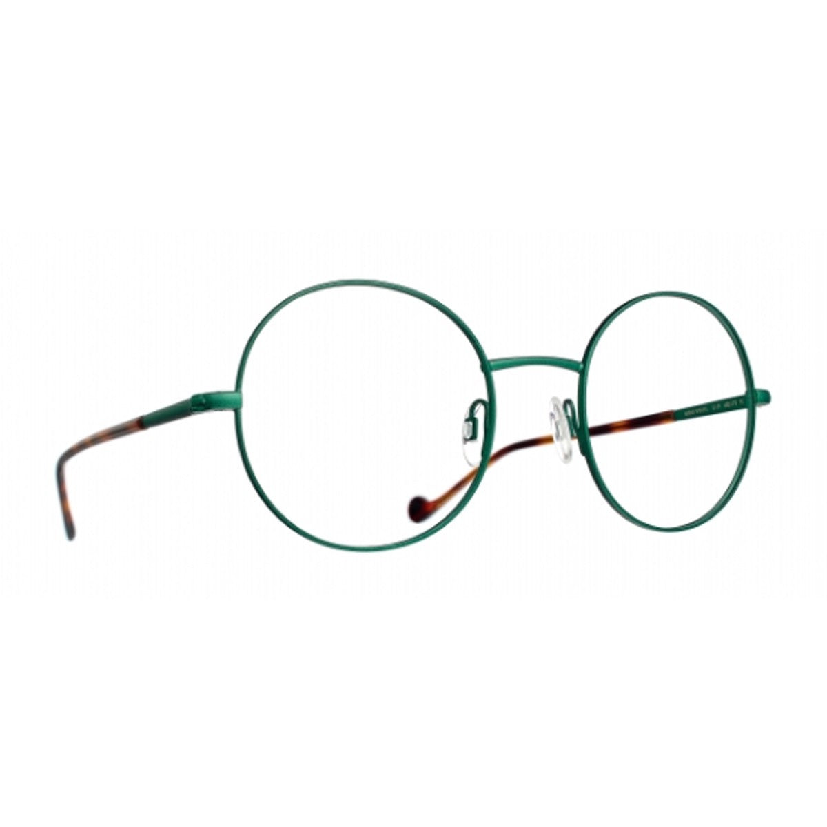 Caroline Abram Mini Vinyl Green Metallo Optical Frames