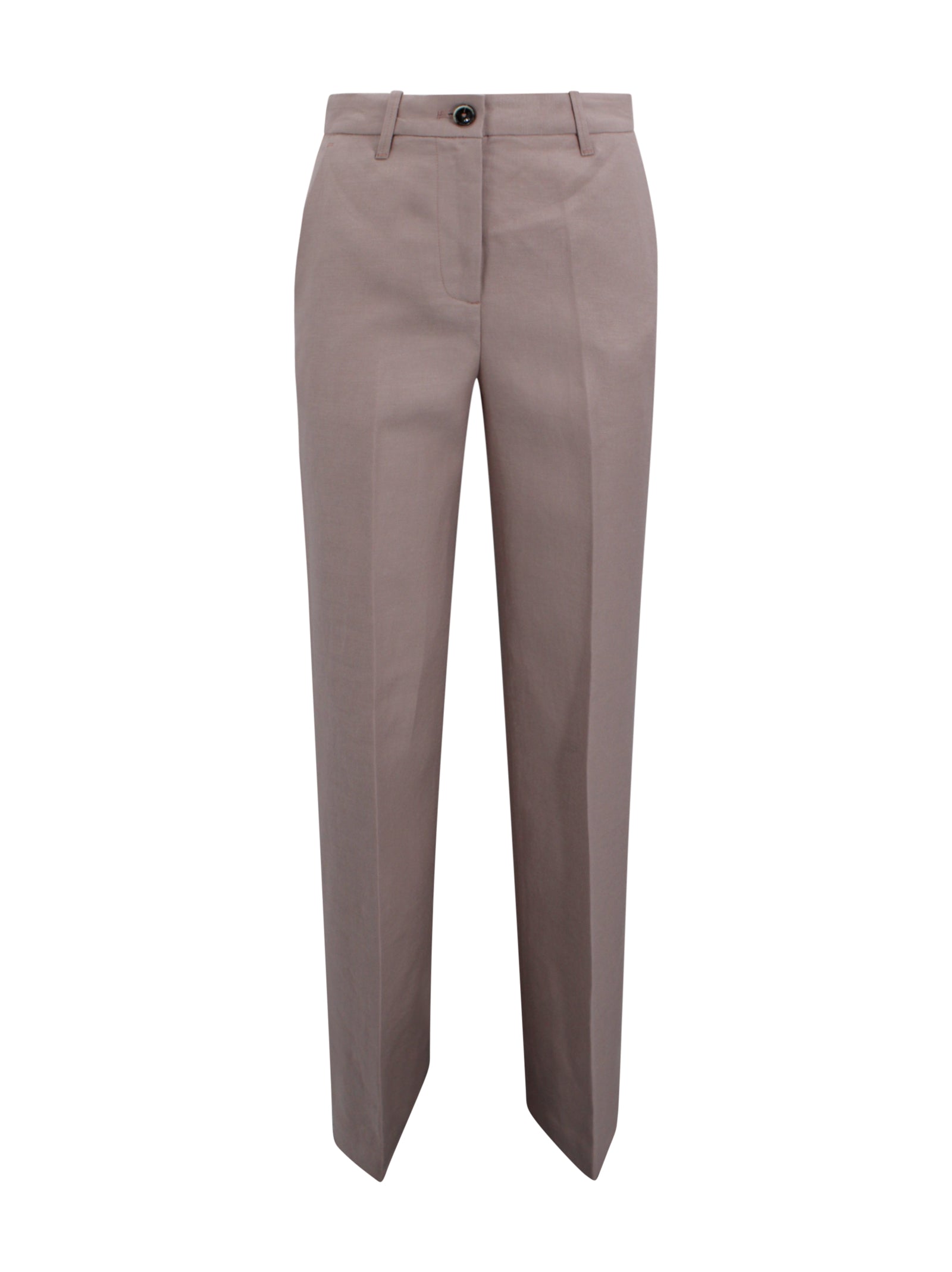 NINE IN THE MORNING Trousers Antico Linen