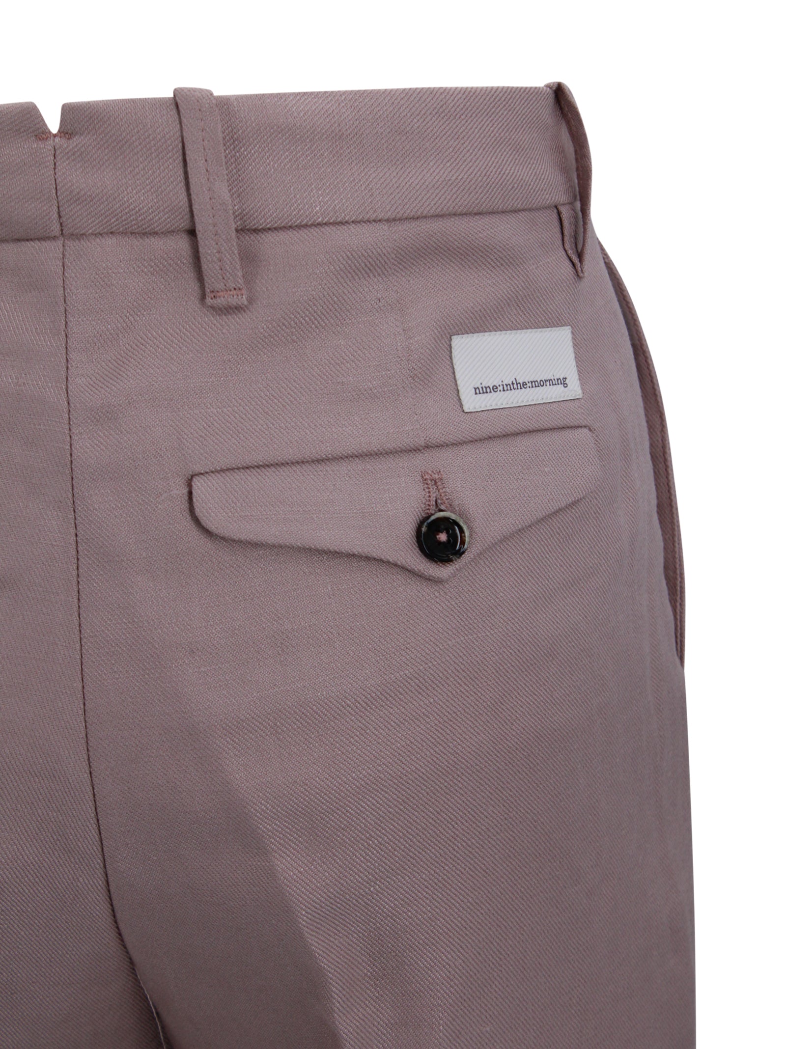 NINE IN THE MORNING Trousers Antico Linen