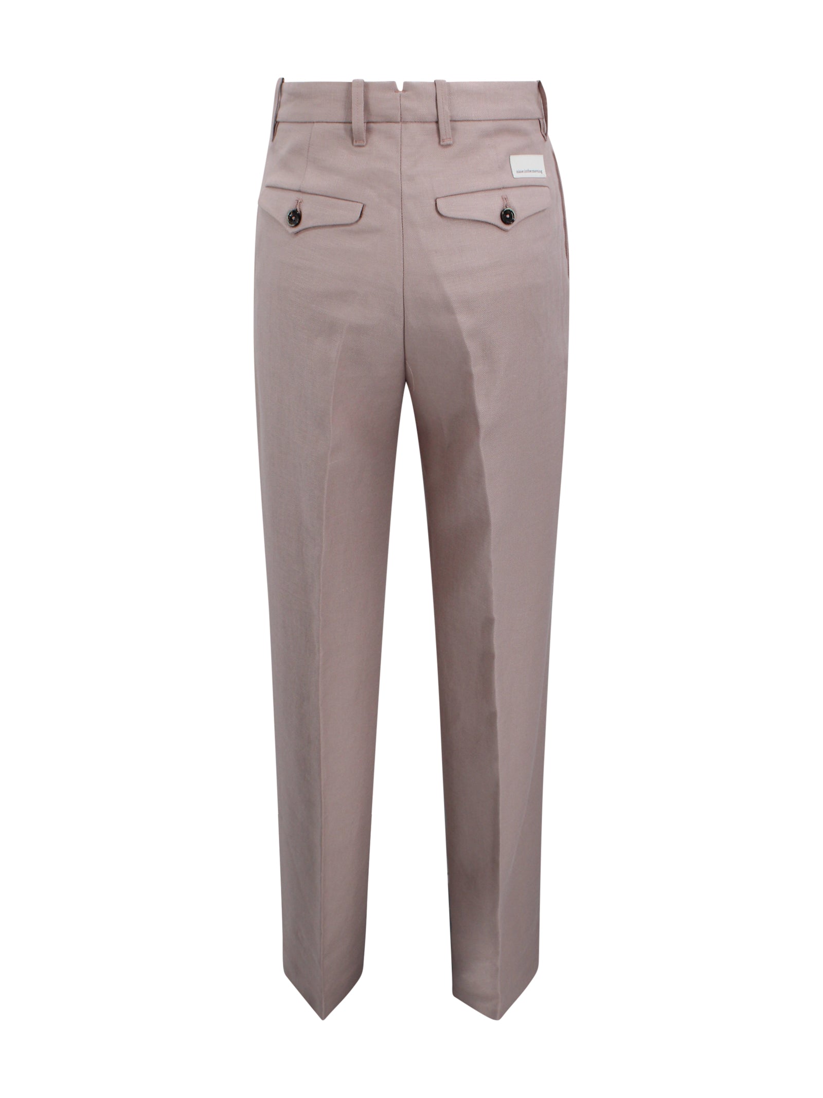 NINE IN THE MORNING Trousers Antico Linen