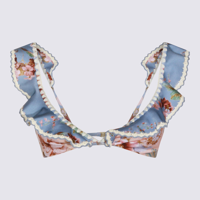 Zimmermann Sea Clothing Spliced Print Polyamide Elastane