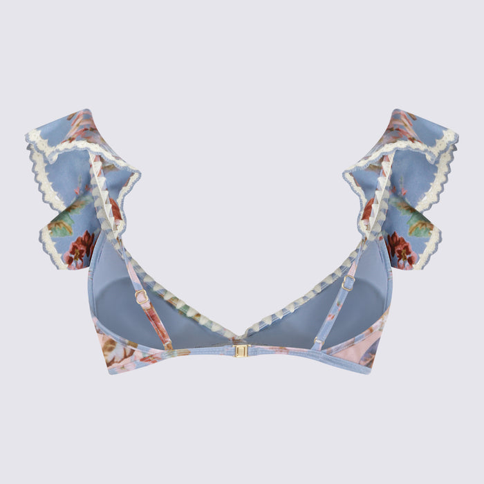 Zimmermann Sea Clothing Spliced Print Polyamide Elastane