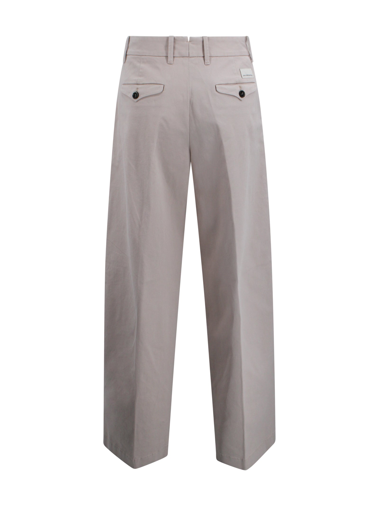 NINE IN THE MORNING Trousers Ivory Linen