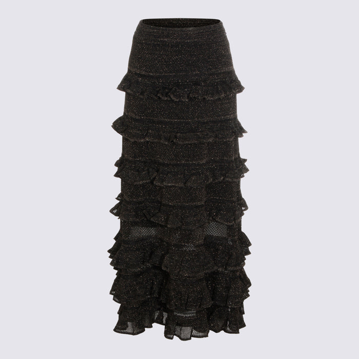 Zimmermann Skirts Metallic Black _ Co