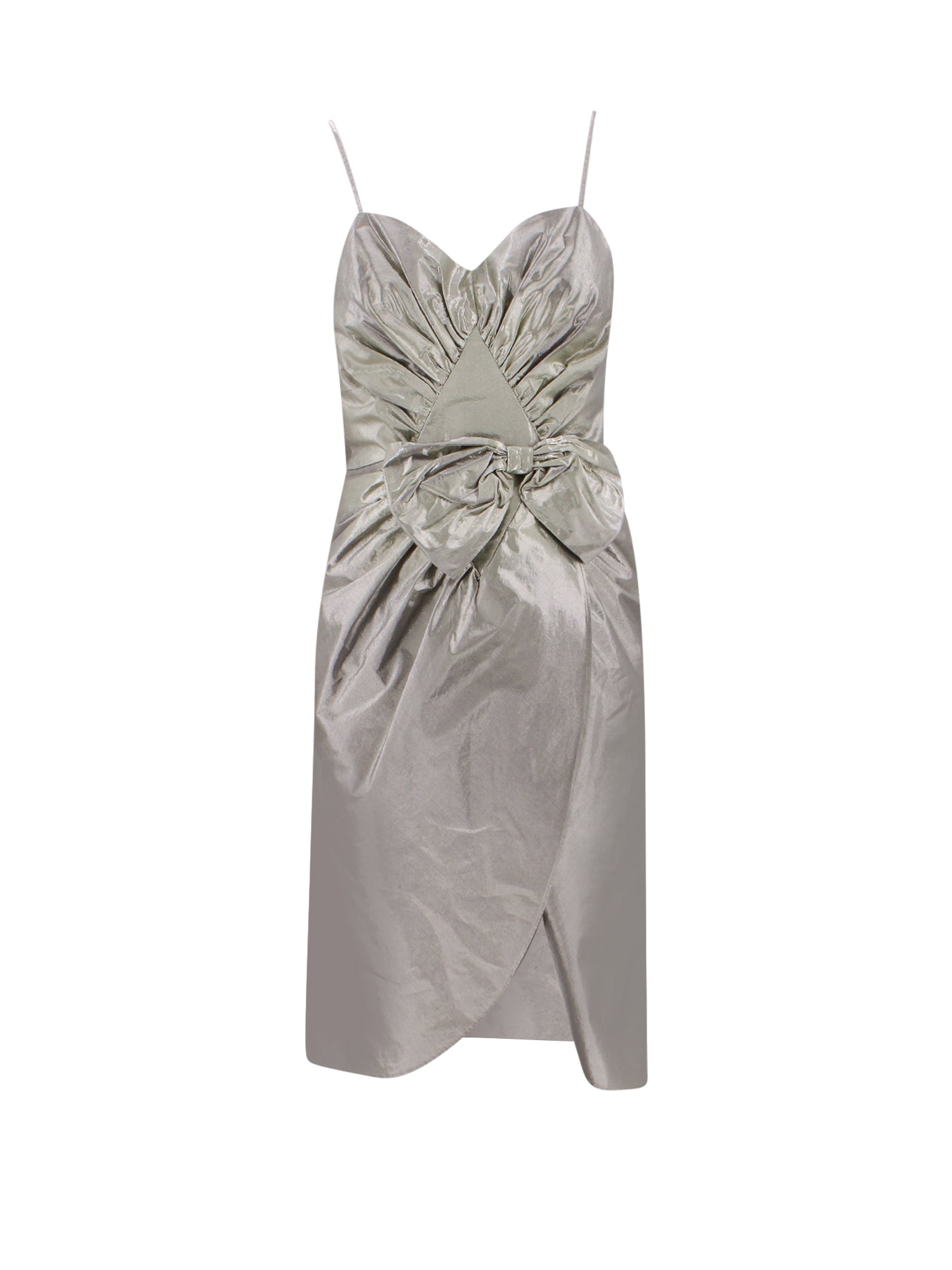Maison Margiela Dresses Silver Cotton Poliestere