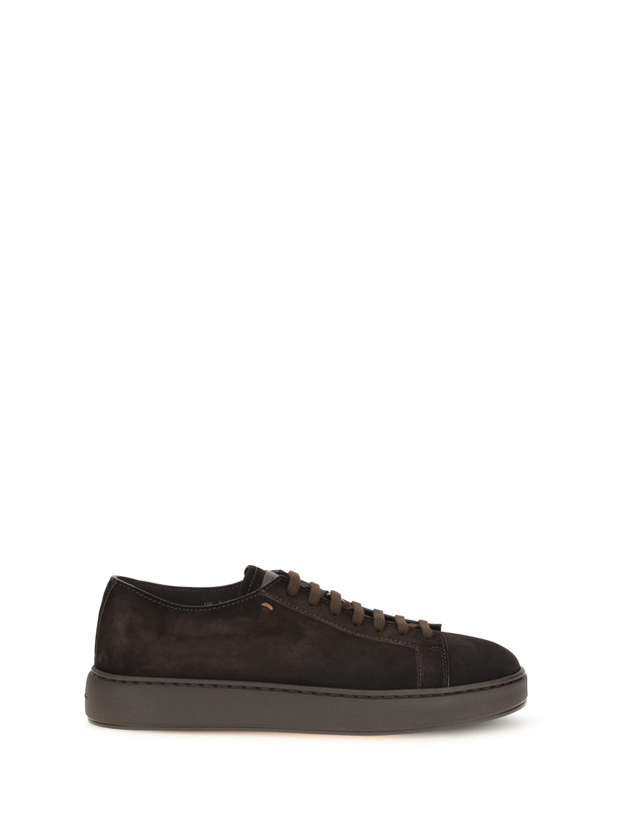 Suede Sneakers Dark Brown Trainers