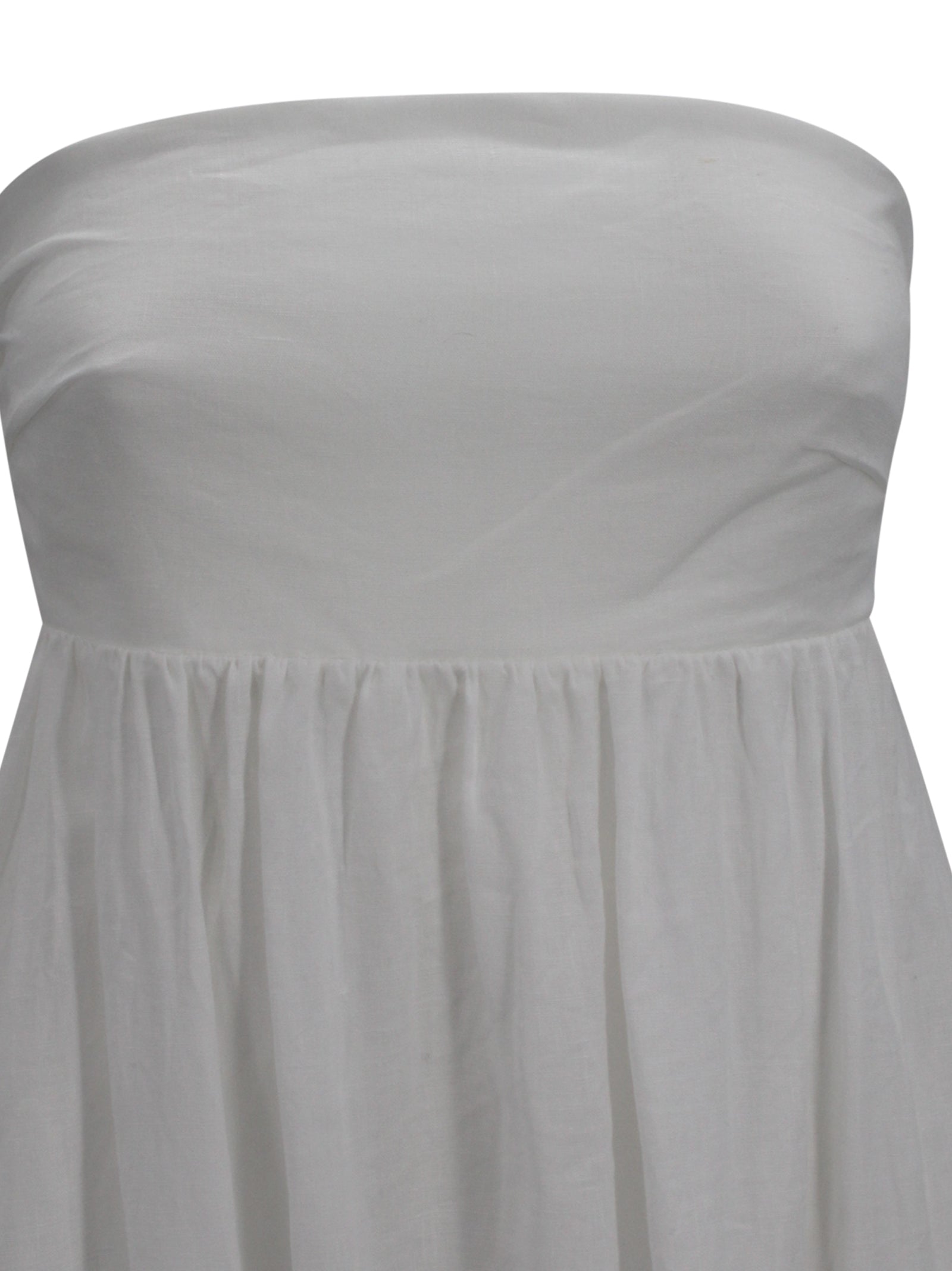 Max Mara Studio Dresses White Linen