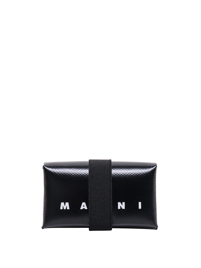 Marni Wallets Black Poliestere