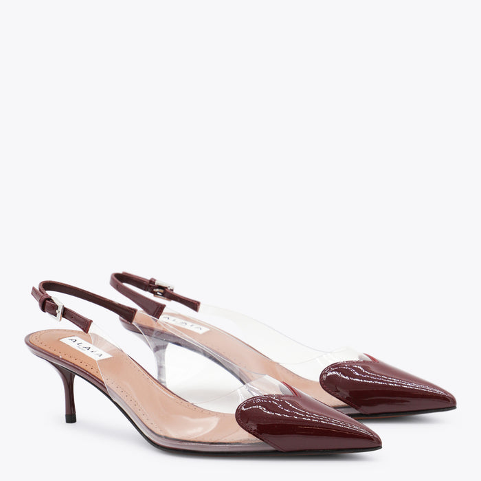 Alaia With Heel Rouge Grenat _cover Le Sole El