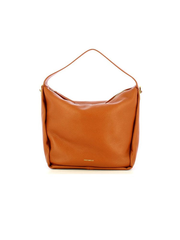 Coccinelle 100% Cow Leather shoulder bag in brown