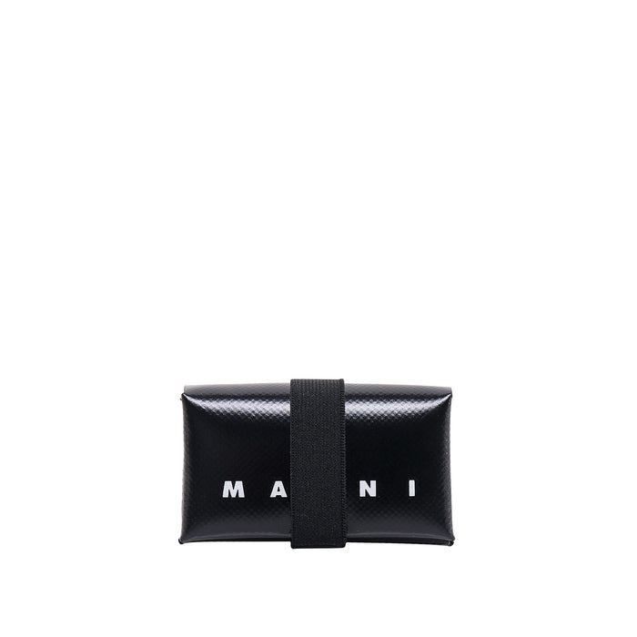 Marni Wallets Black Poliestere