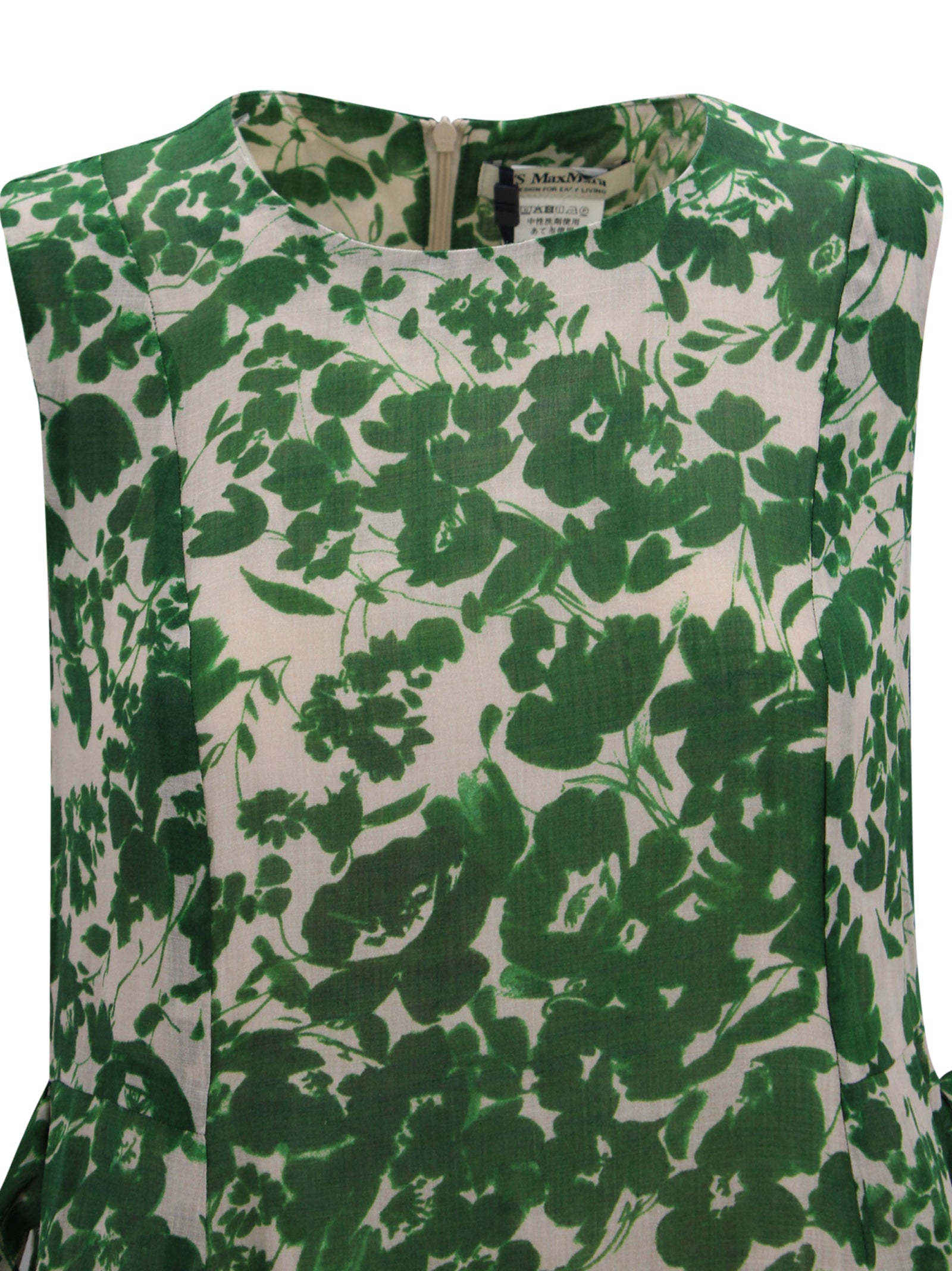 S Max Mara Dresses Green Ramie