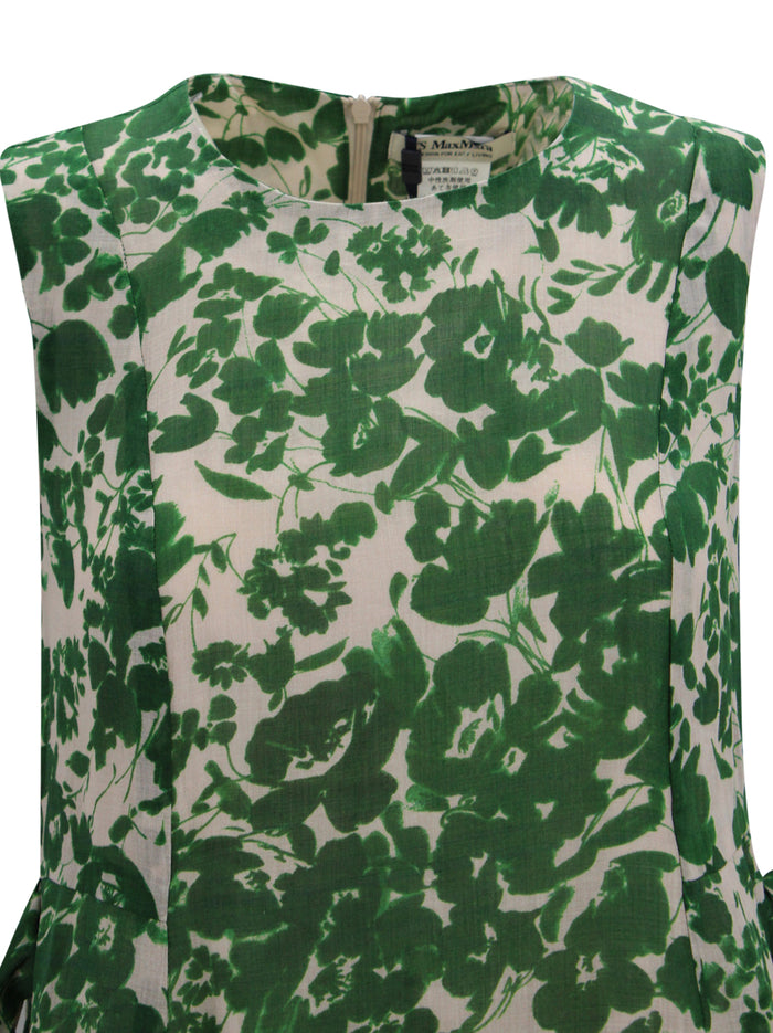 S Max Mara Dresses Green Ramie