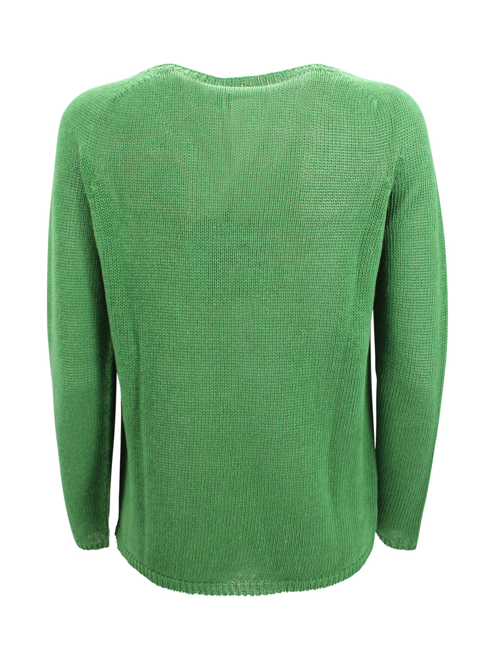 S Max Mara Top Green Linen