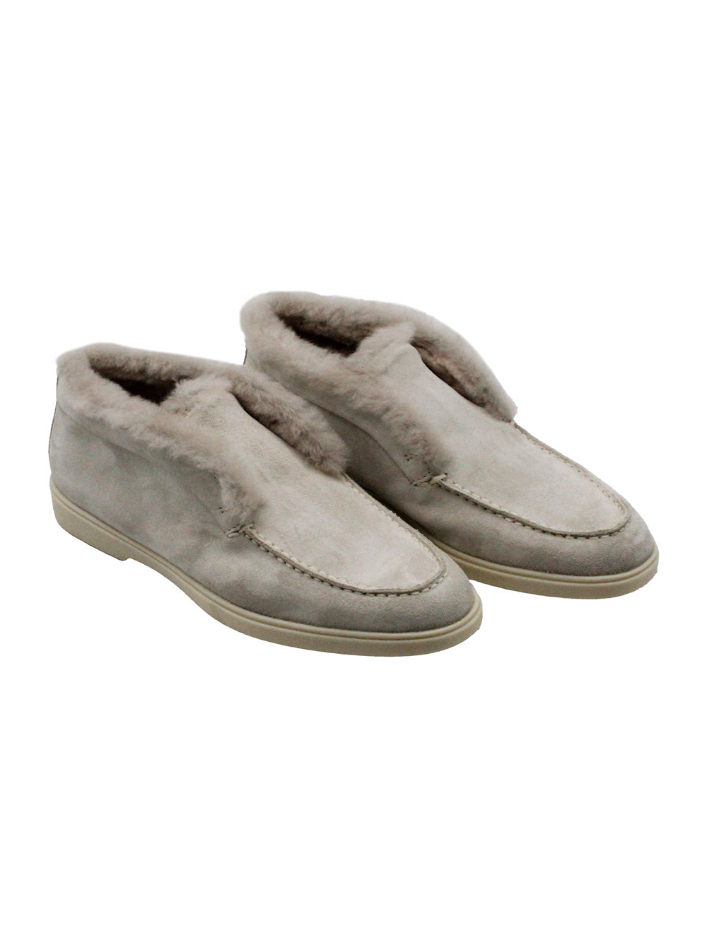 Santoni Flat Shoes Beige 100le