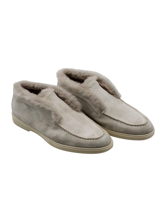 Santoni Flat Shoes Beige 100le