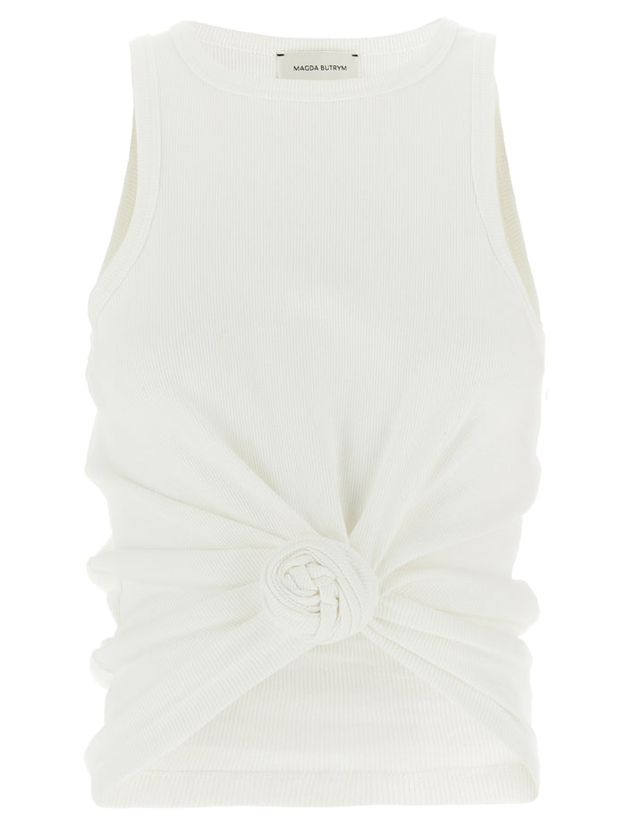 02 Top White Cotton Tops